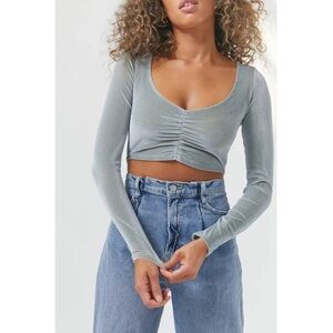 Urban Outfitters Out From Under Claudia Twist Long Sleeve Top